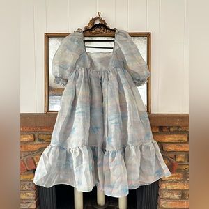 Renoir Sky Selkie Dress